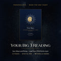 Personalized Big 3 Birth Chart Reading — Digital PDF