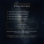 Personalized Big 3 Birth Chart Reading — Digital PDF