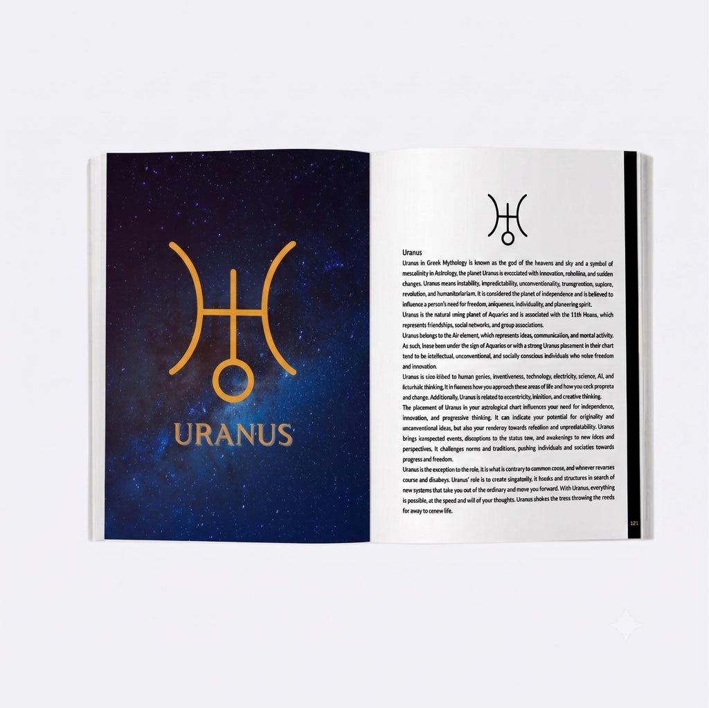 Personalized Astrology Birth Chart Book – Celestial Blue