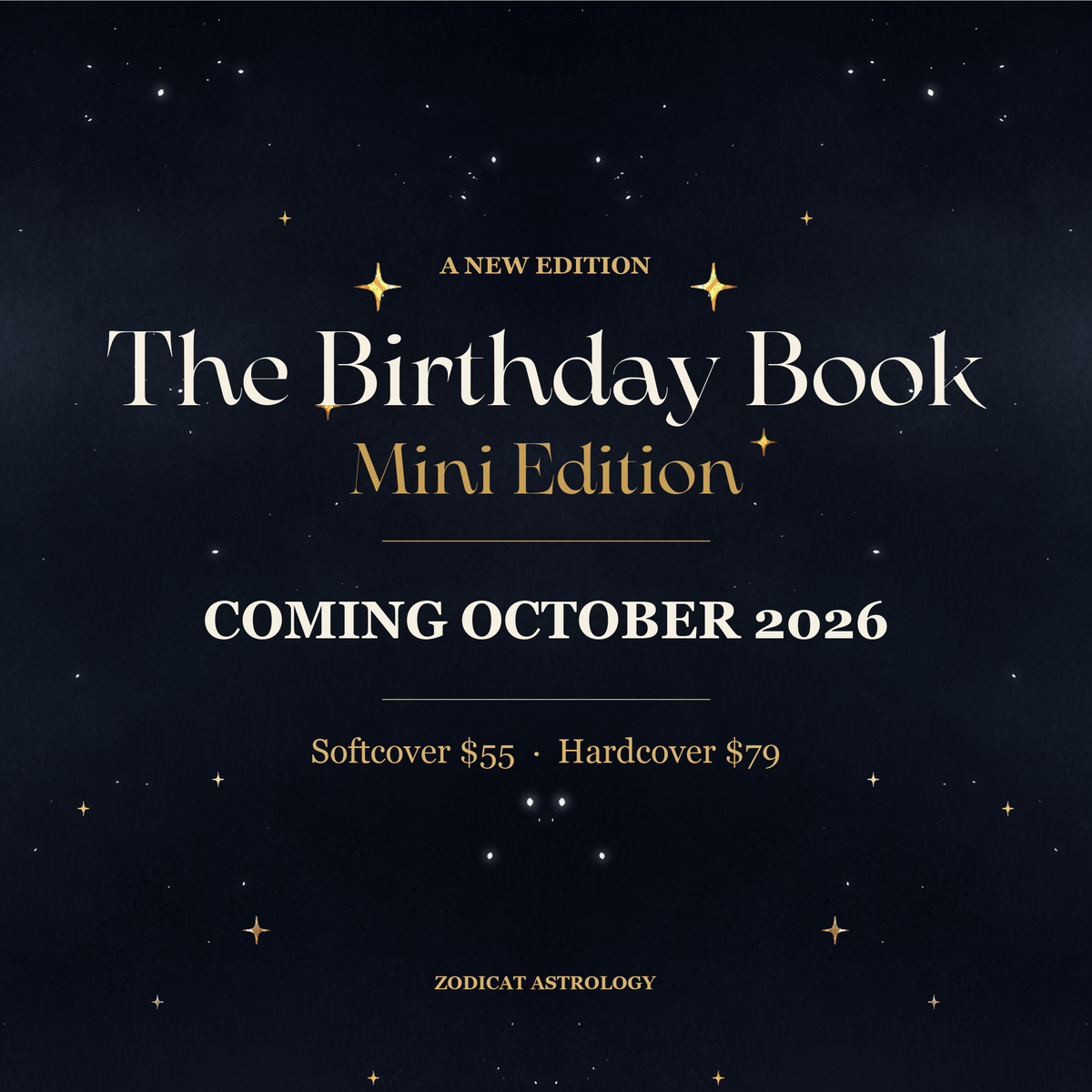 The Birthday Book — Mini Edition